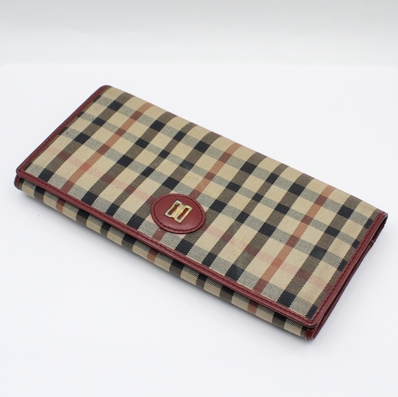 DAKS plaid envelope purse/wallet - Picture 4 of 12